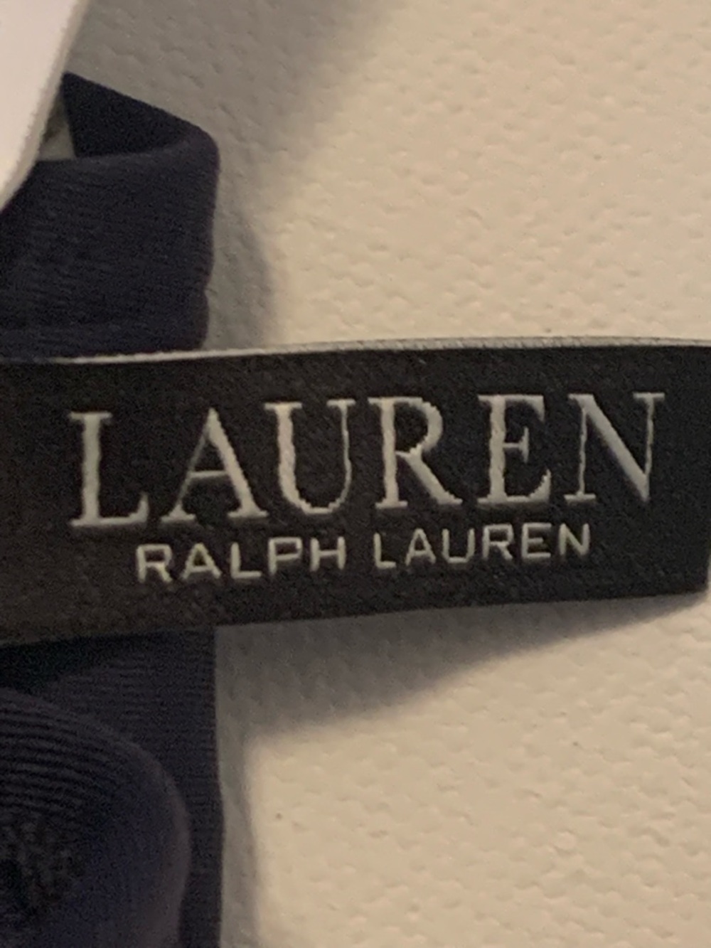 Ralph Lauren Womens Shirred Ring-Front One-Piece Swimsuit 14 - Picture 6 of 9